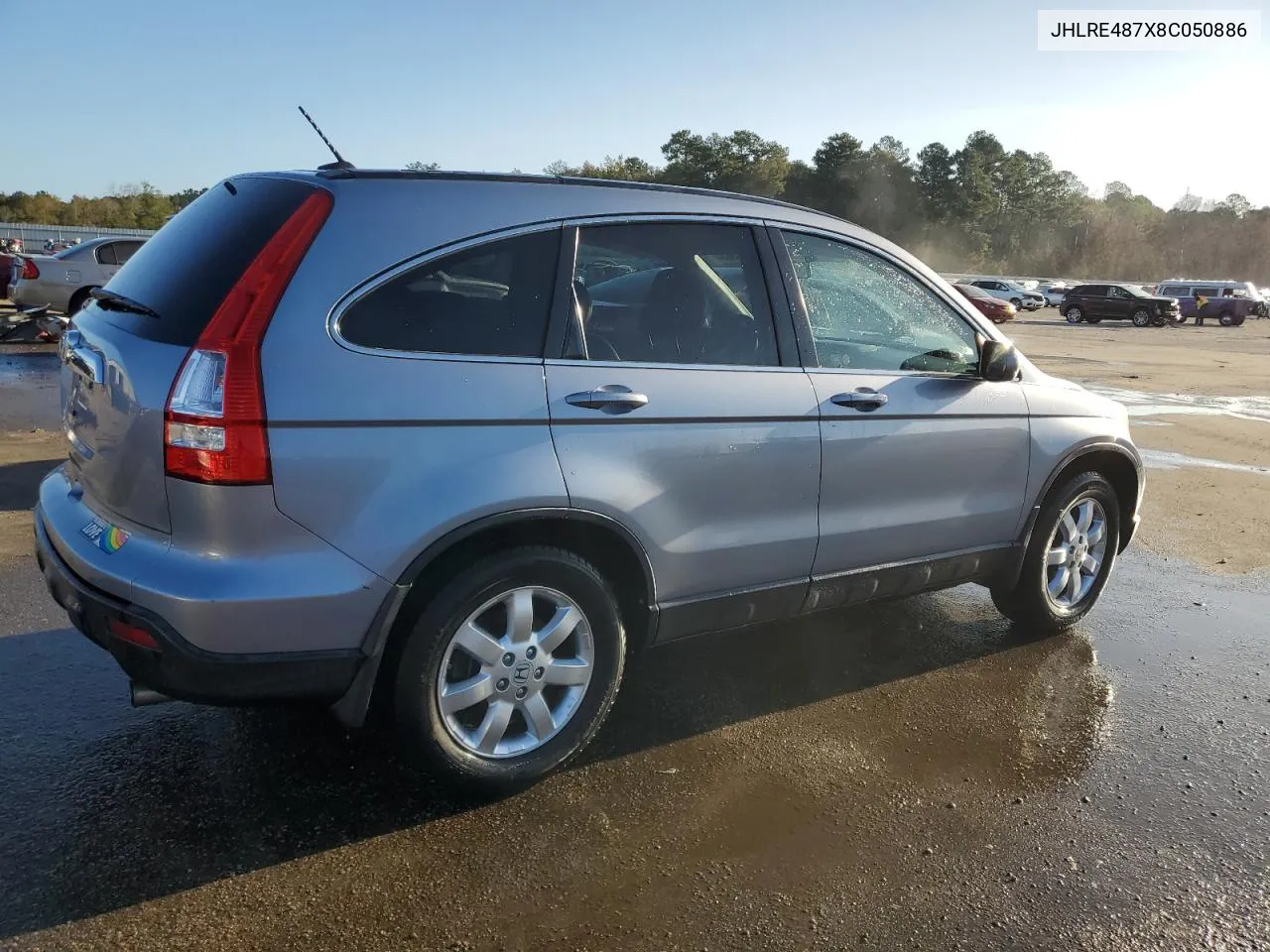 2008 Honda Cr-V Exl VIN: JHLRE487X8C050886 Lot: 76205834