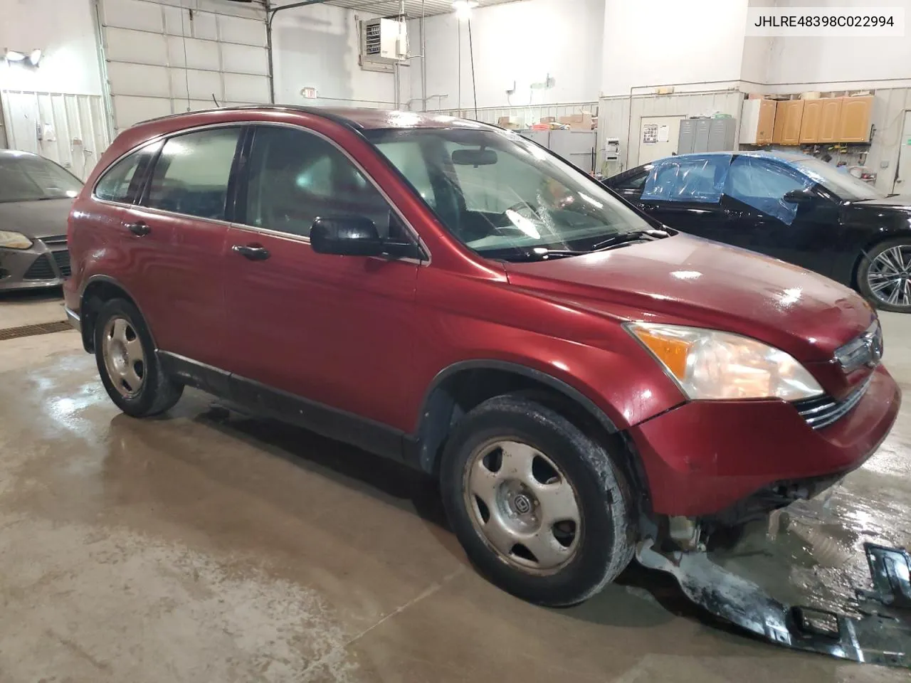 2008 Honda Cr-V Lx VIN: JHLRE48398C022994 Lot: 76319624