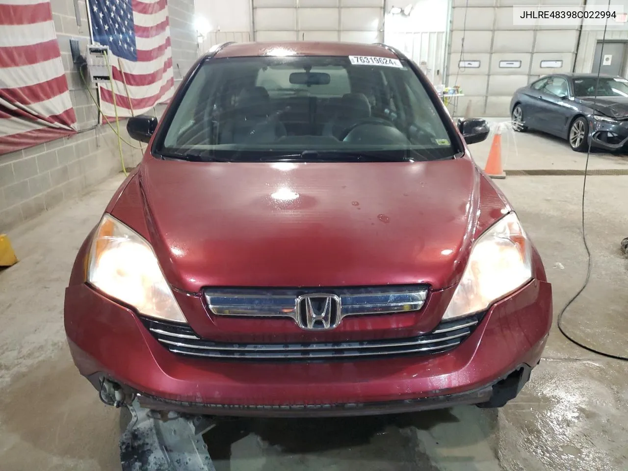 2008 Honda Cr-V Lx VIN: JHLRE48398C022994 Lot: 76319624