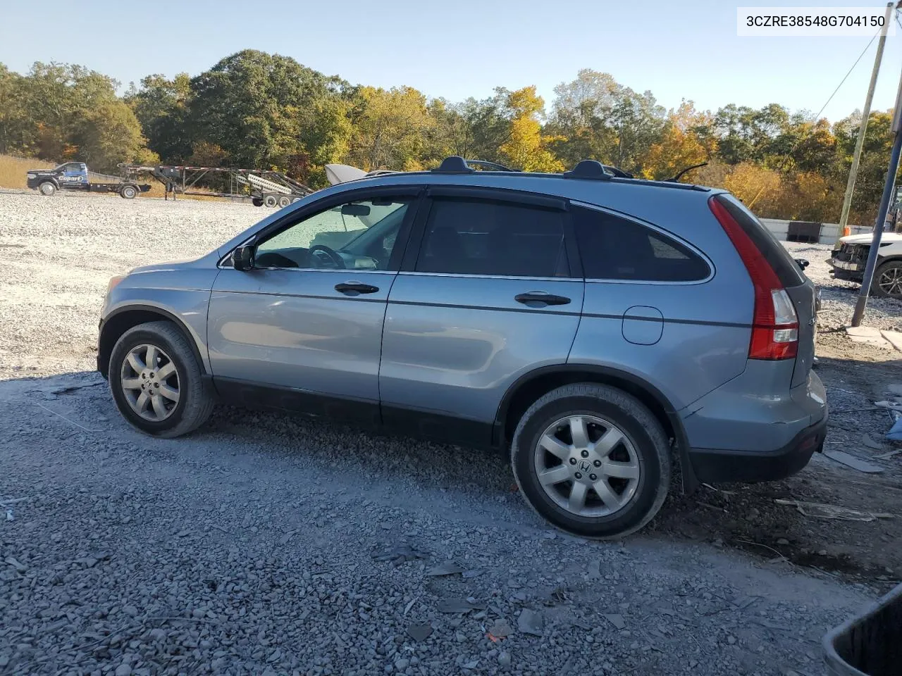 2008 Honda Cr-V Ex VIN: 3CZRE38548G704150 Lot: 76323434