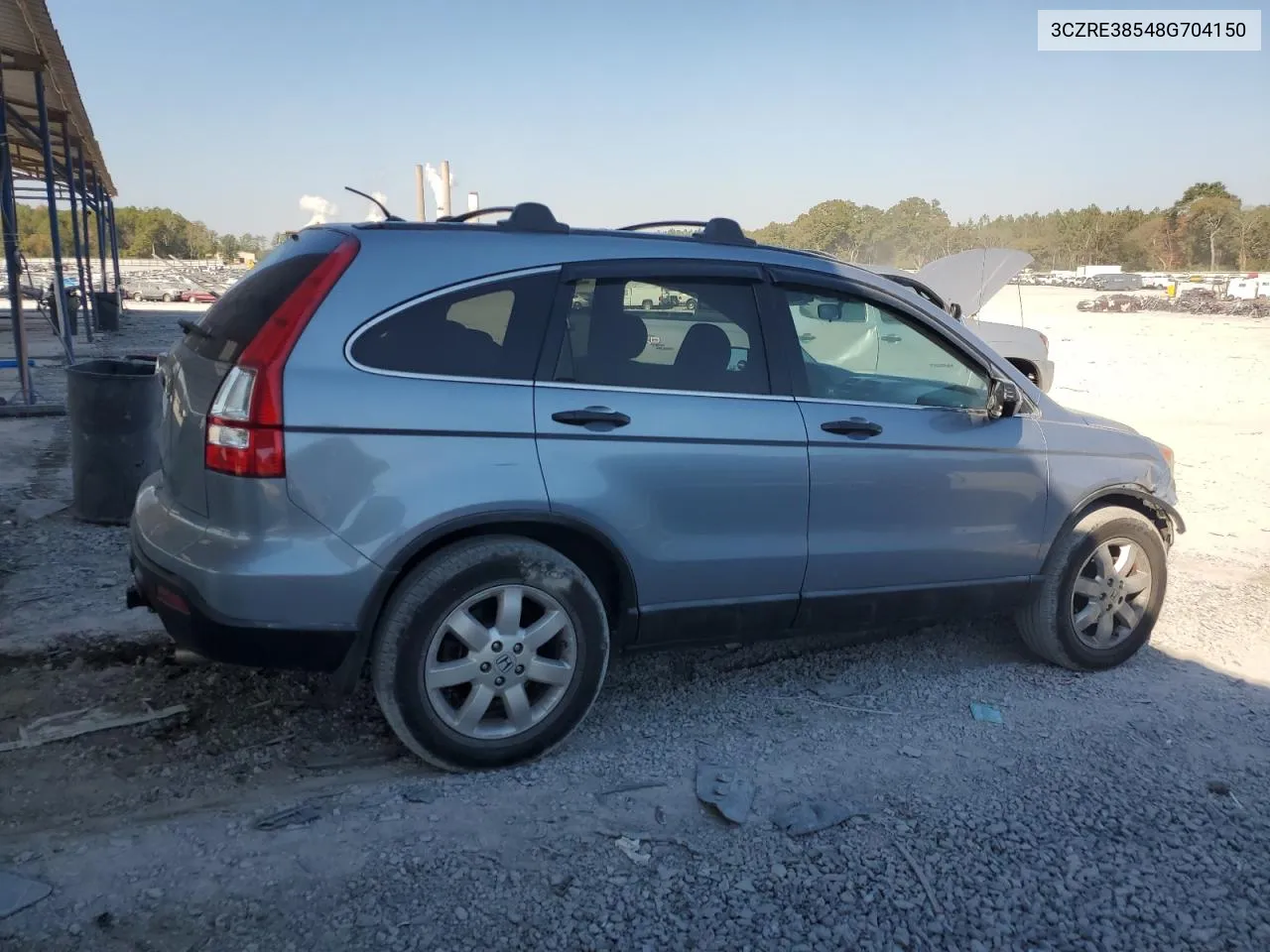 2008 Honda Cr-V Ex VIN: 3CZRE38548G704150 Lot: 76323434