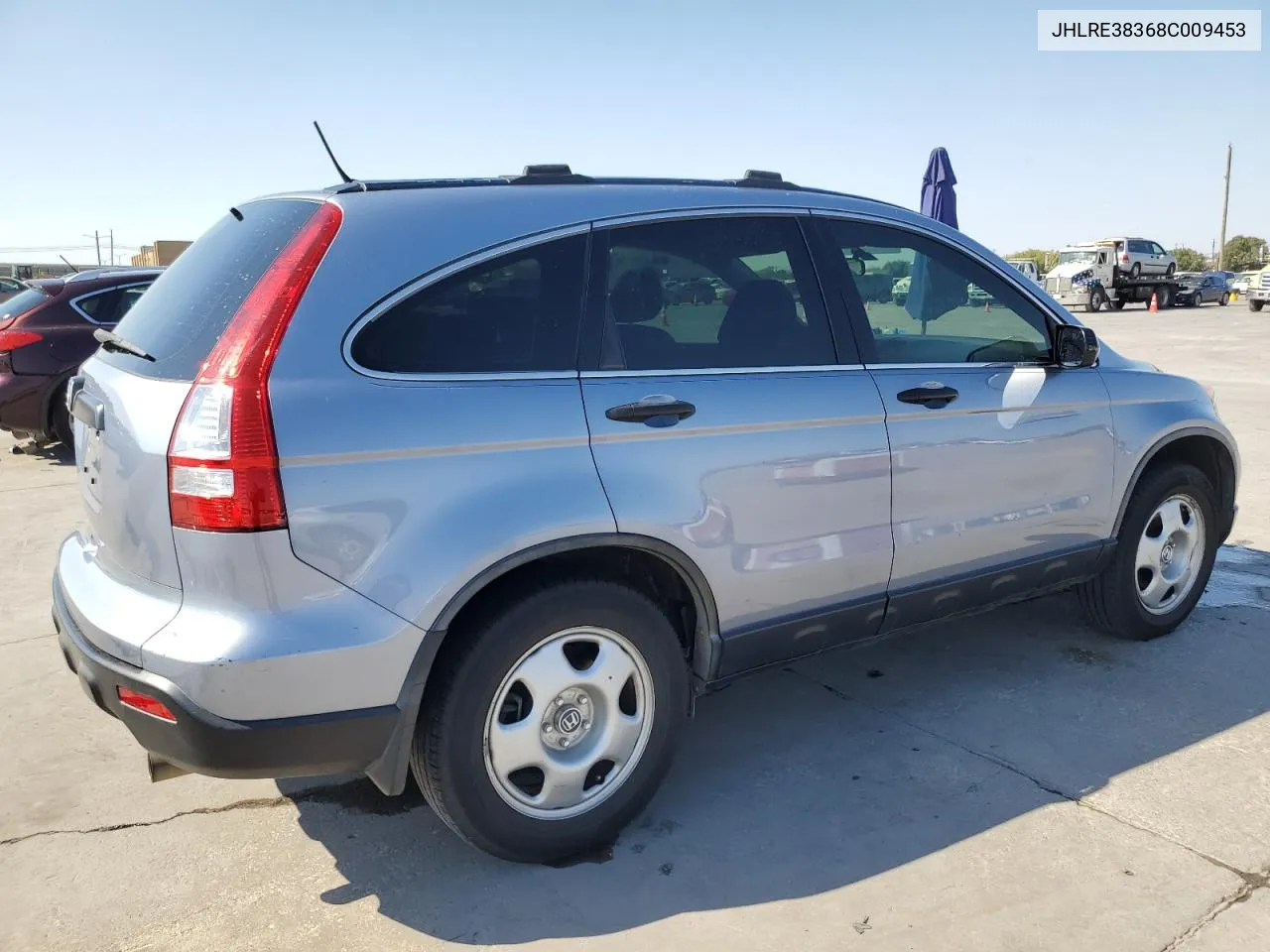 2008 Honda Cr-V Lx VIN: JHLRE38368C009453 Lot: 76356934