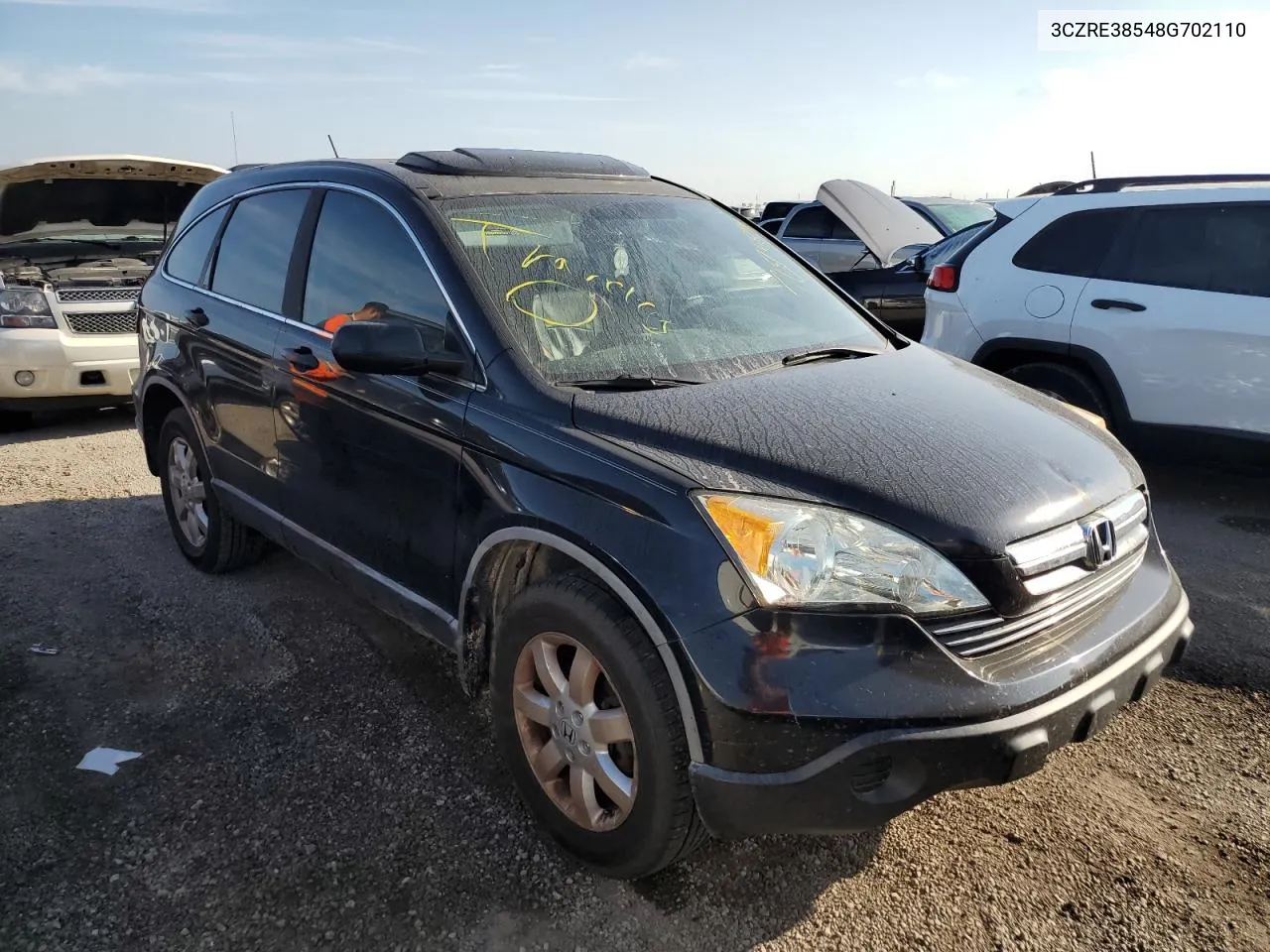 2008 Honda Cr-V Ex VIN: 3CZRE38548G702110 Lot: 76376844