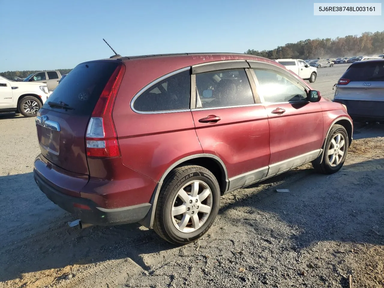 2008 Honda Cr-V Exl VIN: 5J6RE38748L003161 Lot: 76493844