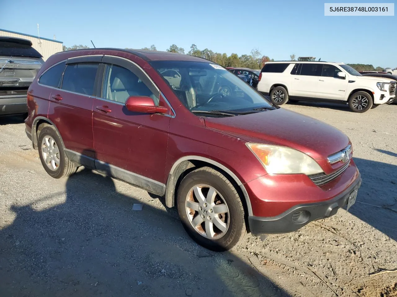 2008 Honda Cr-V Exl VIN: 5J6RE38748L003161 Lot: 76493844