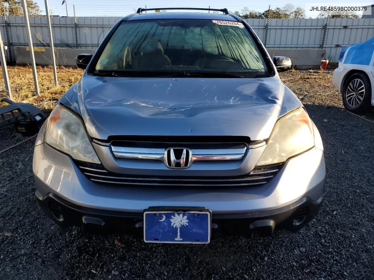 2008 Honda Cr-V Ex VIN: JHLRE48598C000379 Lot: 76526204