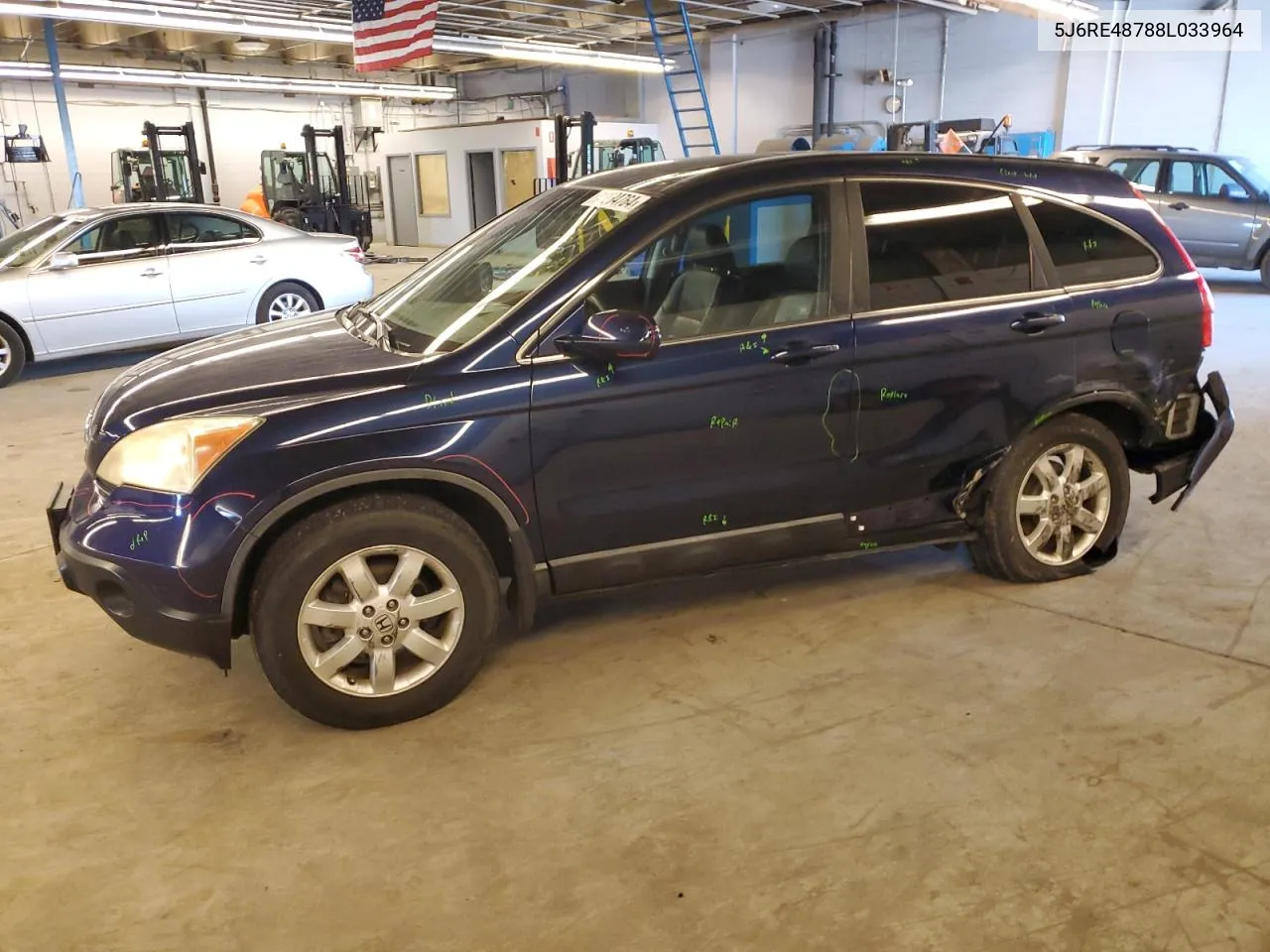 2008 Honda Cr-V Exl VIN: 5J6RE48788L033964 Lot: 76584764