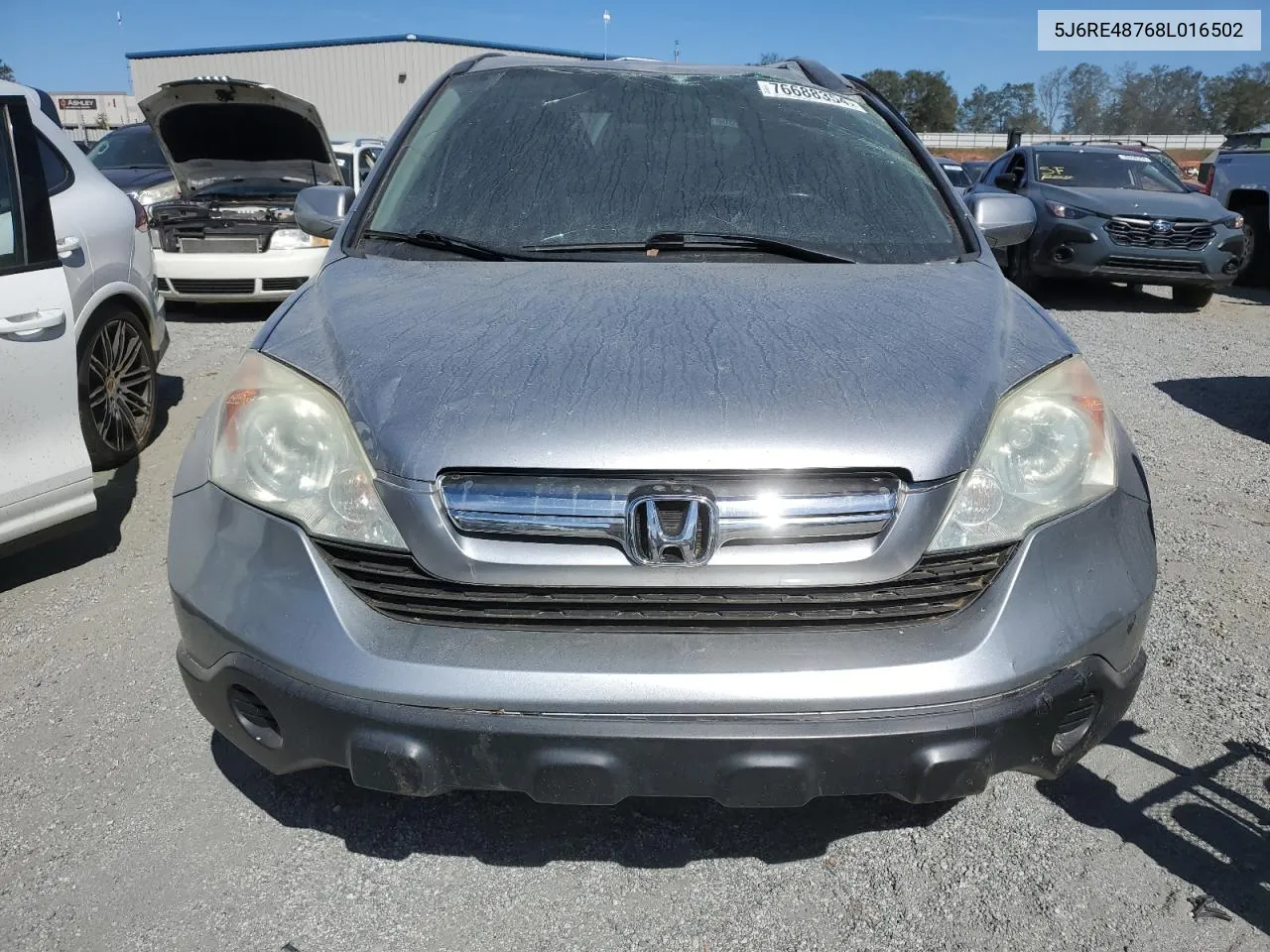 2008 Honda Cr-V Exl VIN: 5J6RE48768L016502 Lot: 76688354