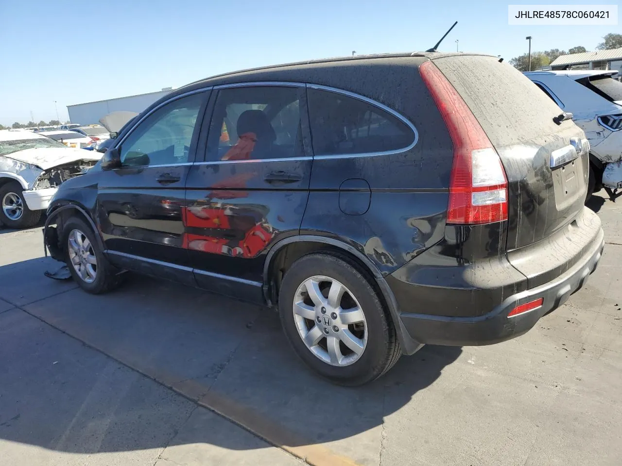 2008 Honda Cr-V Ex VIN: JHLRE48578C060421 Lot: 76779314