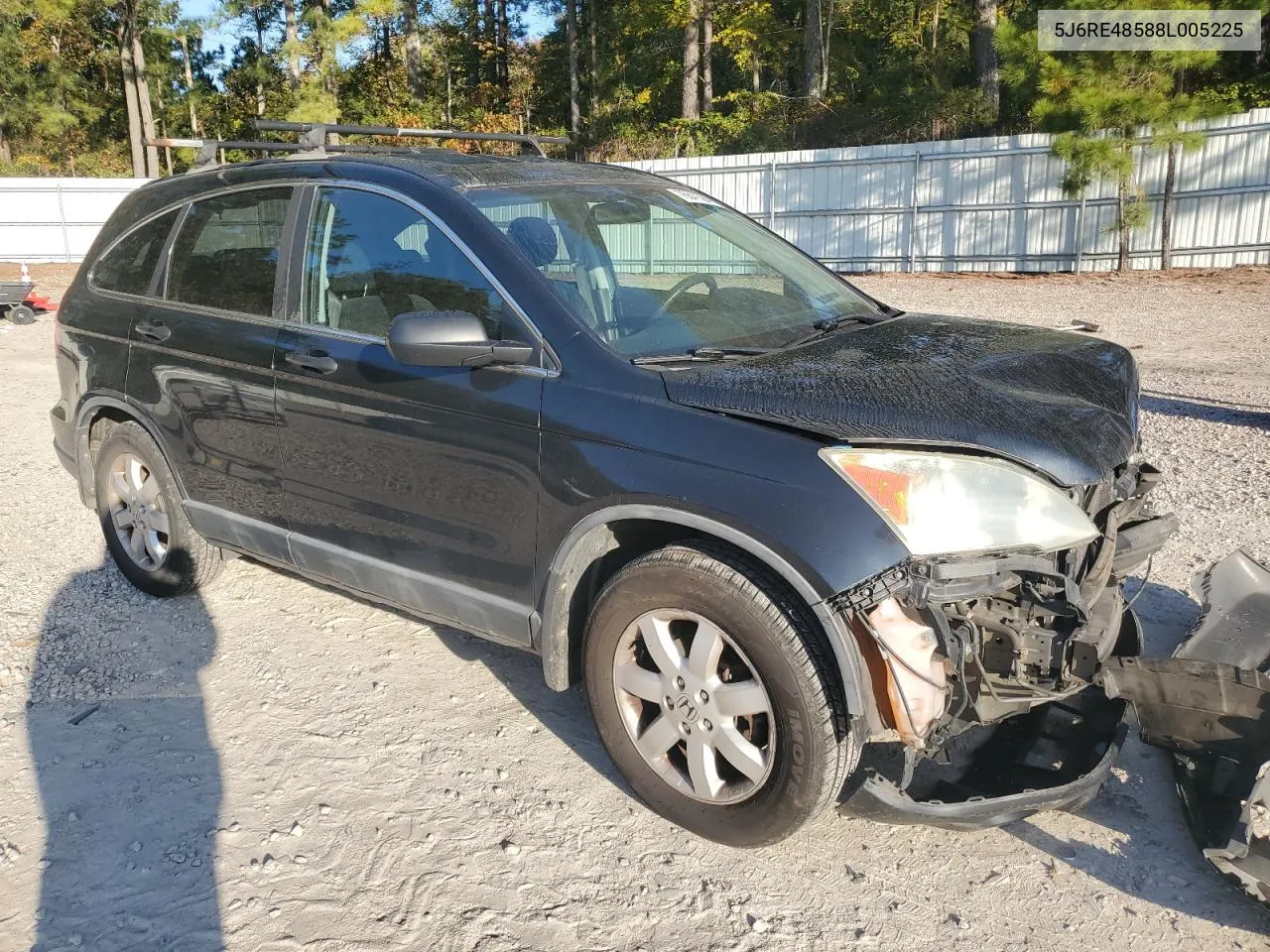 2008 Honda Cr-V Ex VIN: 5J6RE48588L005225 Lot: 76841584