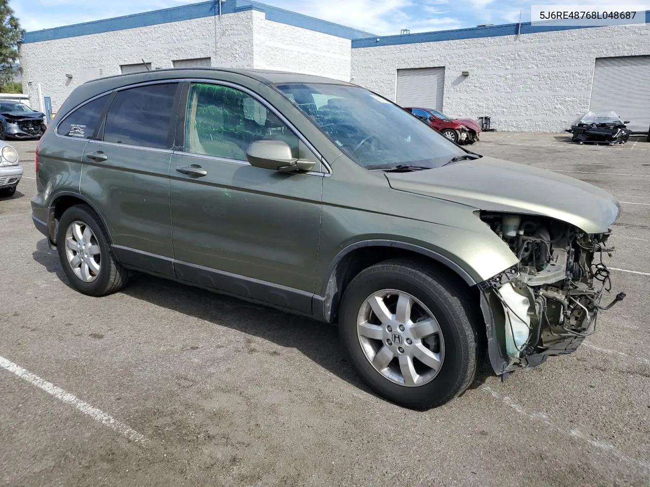 2008 Honda Cr-V Exl VIN: 5J6RE48768L048687 Lot: 76857324