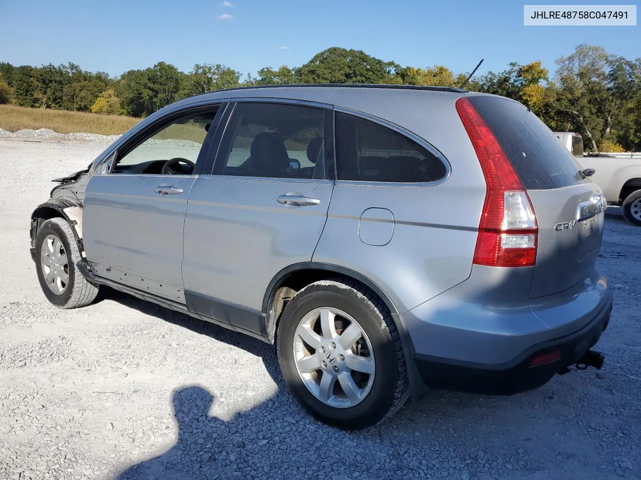 2008 Honda Cr-V Exl VIN: JHLRE48758C047491 Lot: 76870764