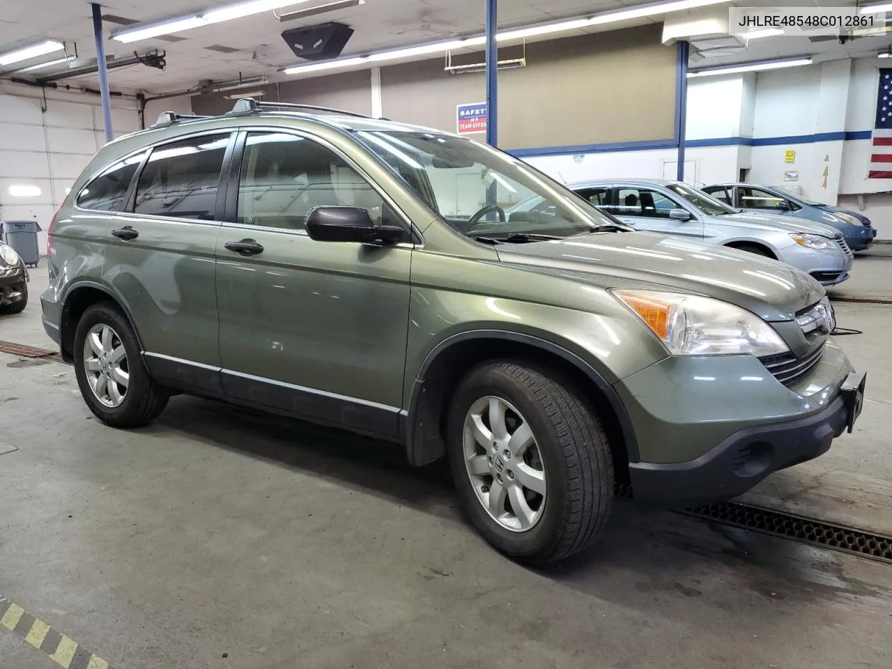 2008 Honda Cr-V Ex VIN: JHLRE48548C012861 Lot: 77024814