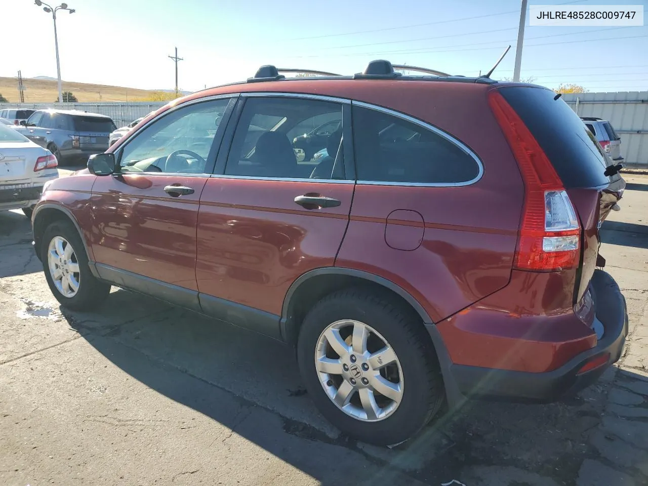 2008 Honda Cr-V Ex VIN: JHLRE48528C009747 Lot: 77143934