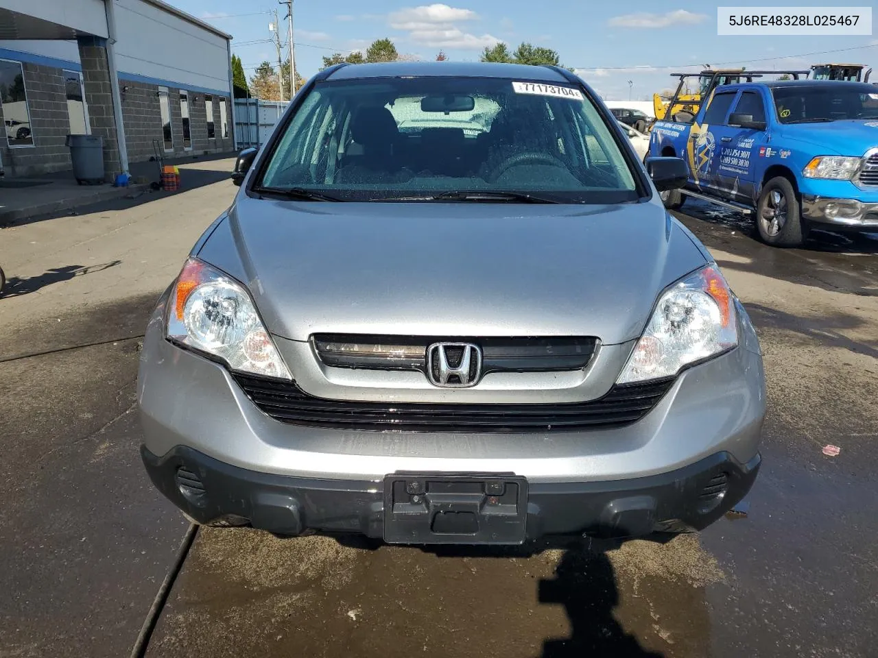 2008 Honda Cr-V Lx VIN: 5J6RE48328L025467 Lot: 77173704