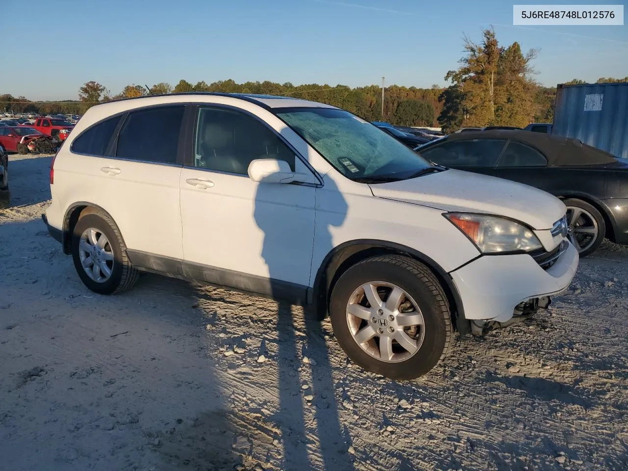 2008 Honda Cr-V Exl VIN: 5J6RE48748L012576 Lot: 77229974