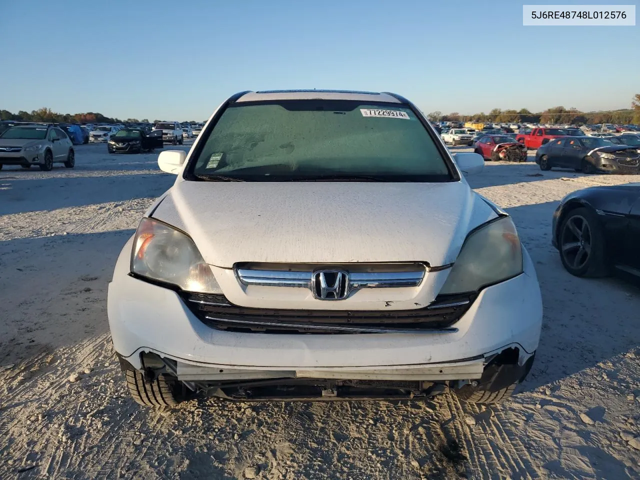 2008 Honda Cr-V Exl VIN: 5J6RE48748L012576 Lot: 77229974