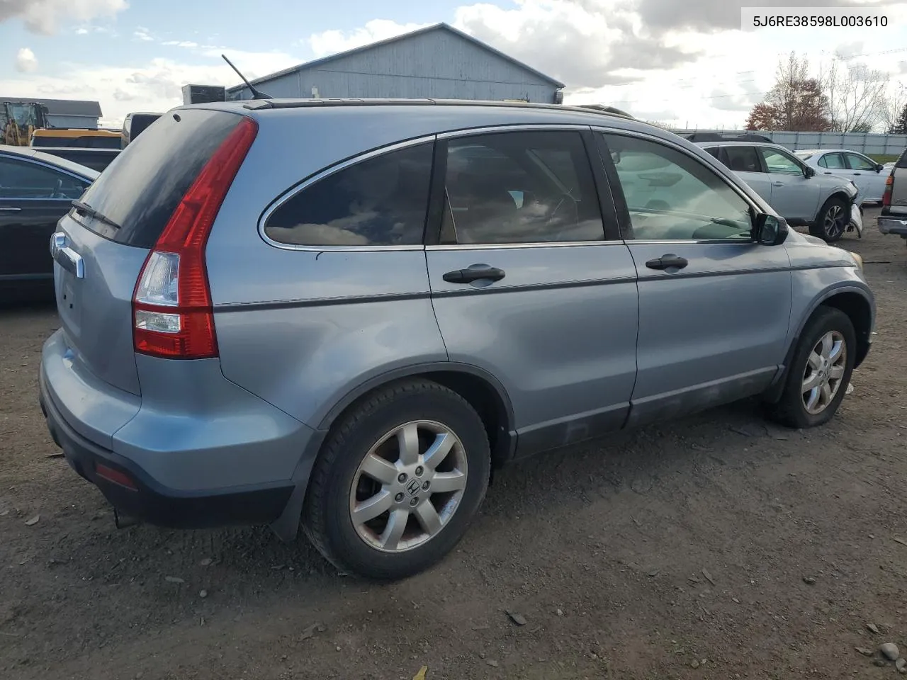 2008 Honda Cr-V Ex VIN: 5J6RE38598L003610 Lot: 77271644