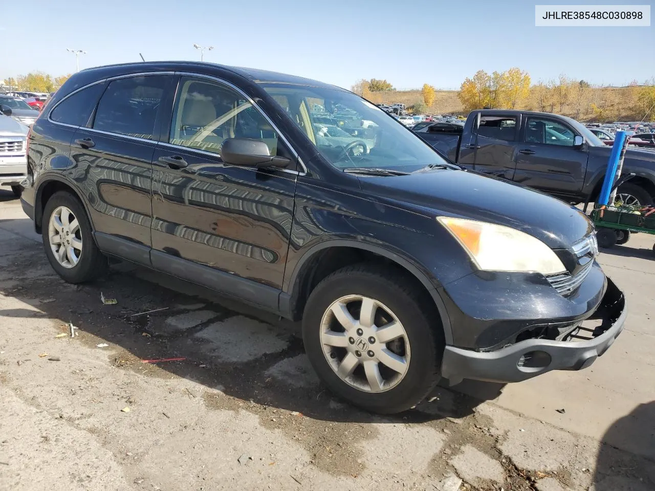 2008 Honda Cr-V Ex VIN: JHLRE38548C030898 Lot: 77341544