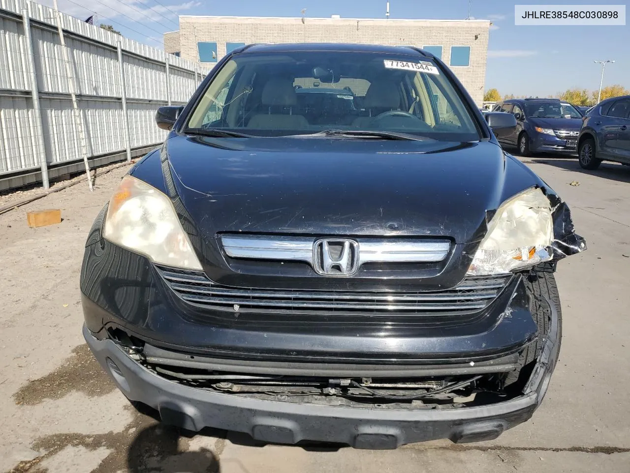 2008 Honda Cr-V Ex VIN: JHLRE38548C030898 Lot: 77341544