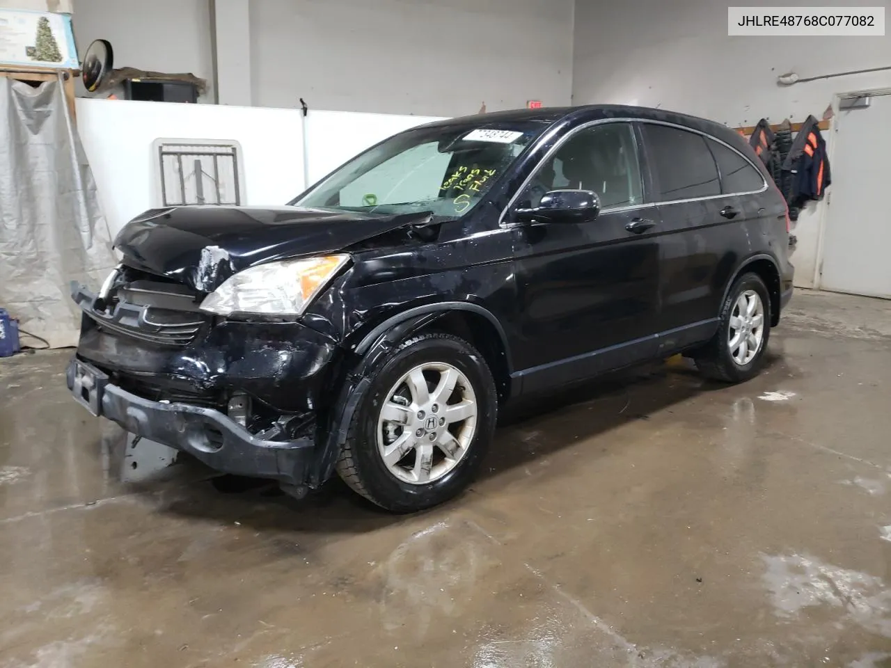 2008 Honda Cr-V Exl VIN: JHLRE48768C077082 Lot: 77348744