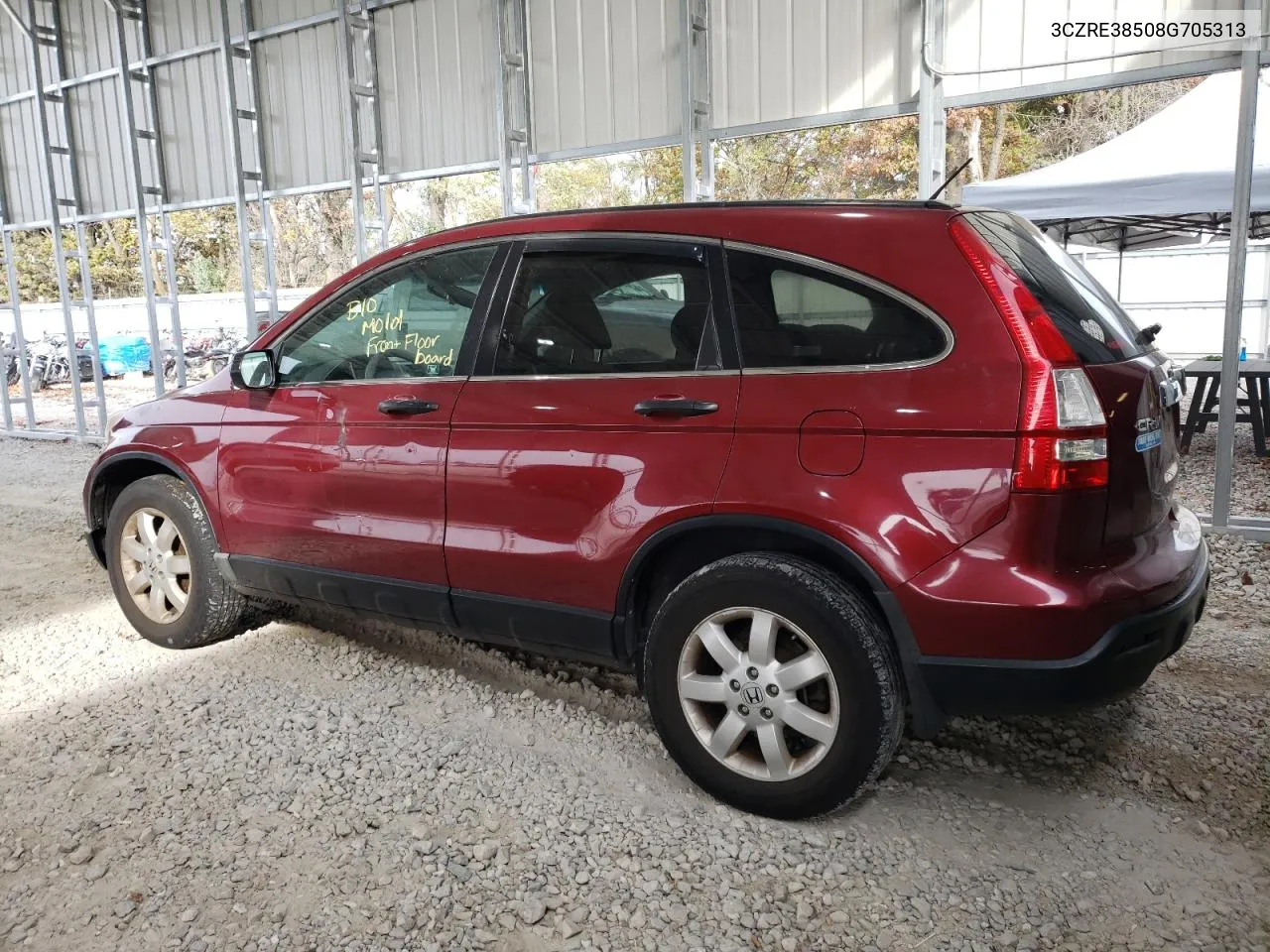 2008 Honda Cr-V Ex VIN: 3CZRE38508G705313 Lot: 77376094