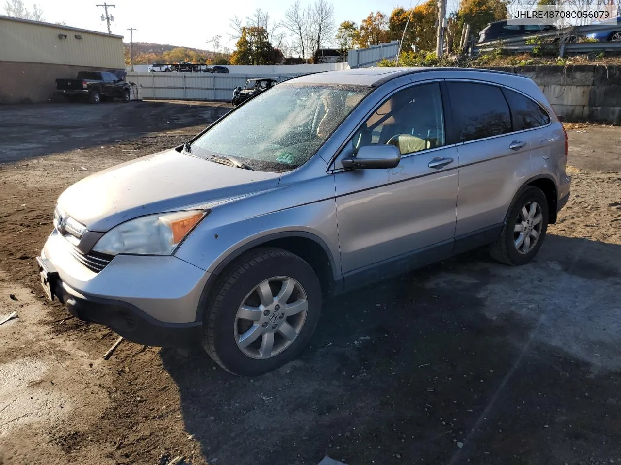 2008 Honda Cr-V Exl VIN: JHLRE48708C056079 Lot: 77399894