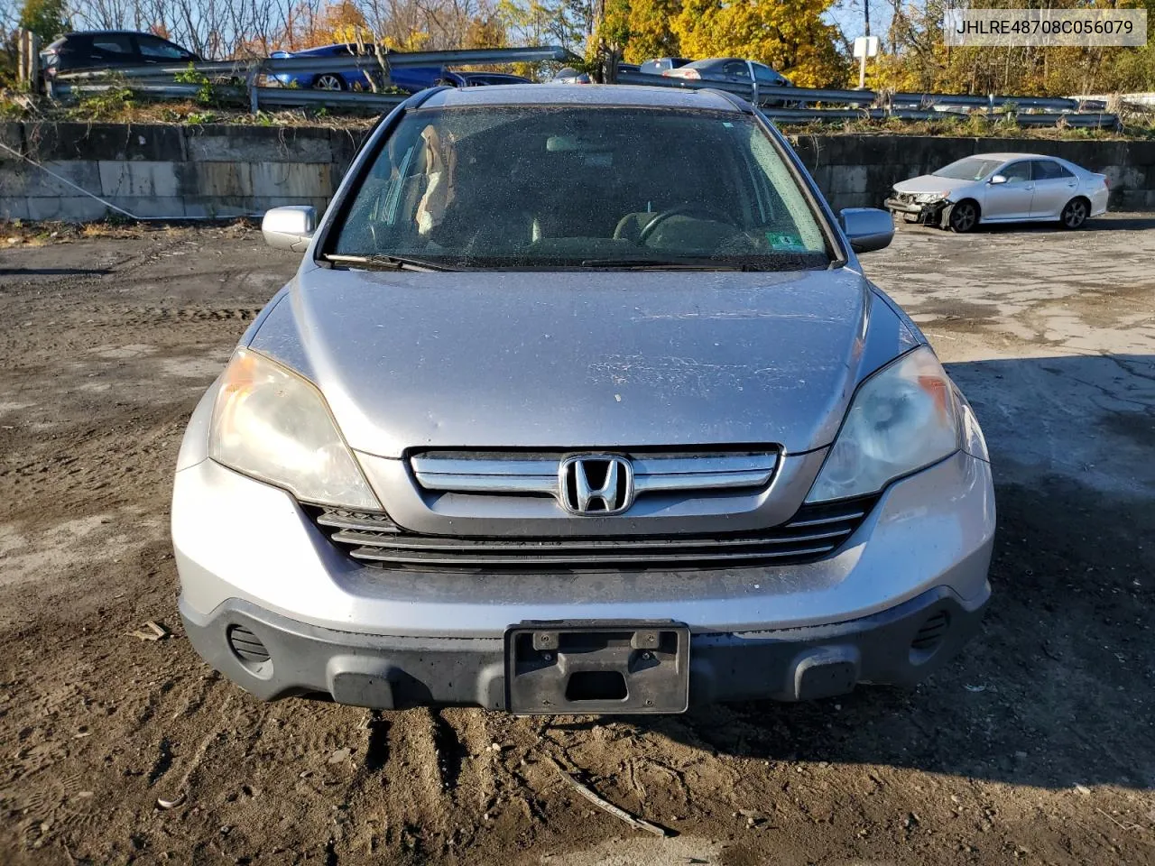 2008 Honda Cr-V Exl VIN: JHLRE48708C056079 Lot: 77399894