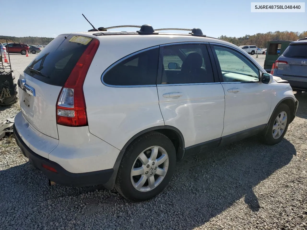 2008 Honda Cr-V Exl VIN: 5J6RE48758L048440 Lot: 77441124