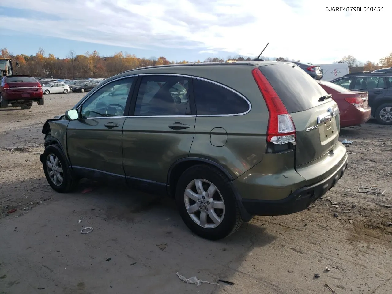 2008 Honda Cr-V Exl VIN: 5J6RE48798L040454 Lot: 77571974