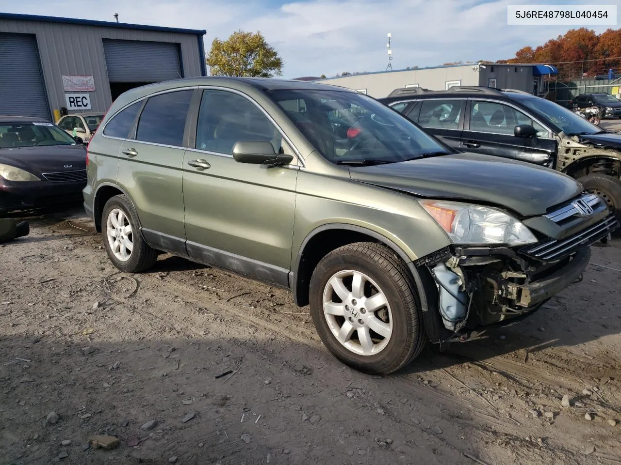 2008 Honda Cr-V Exl VIN: 5J6RE48798L040454 Lot: 77571974