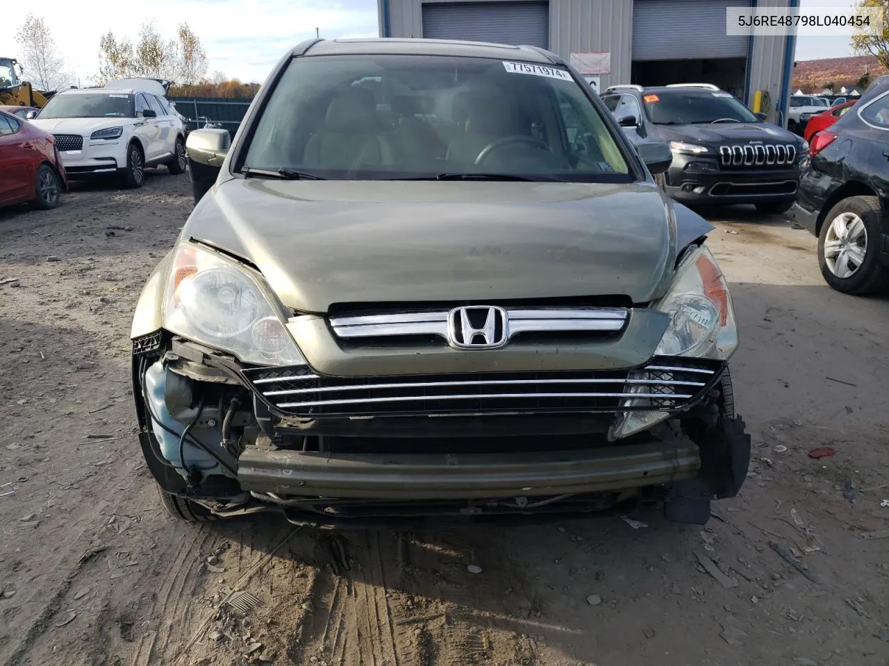 2008 Honda Cr-V Exl VIN: 5J6RE48798L040454 Lot: 77571974