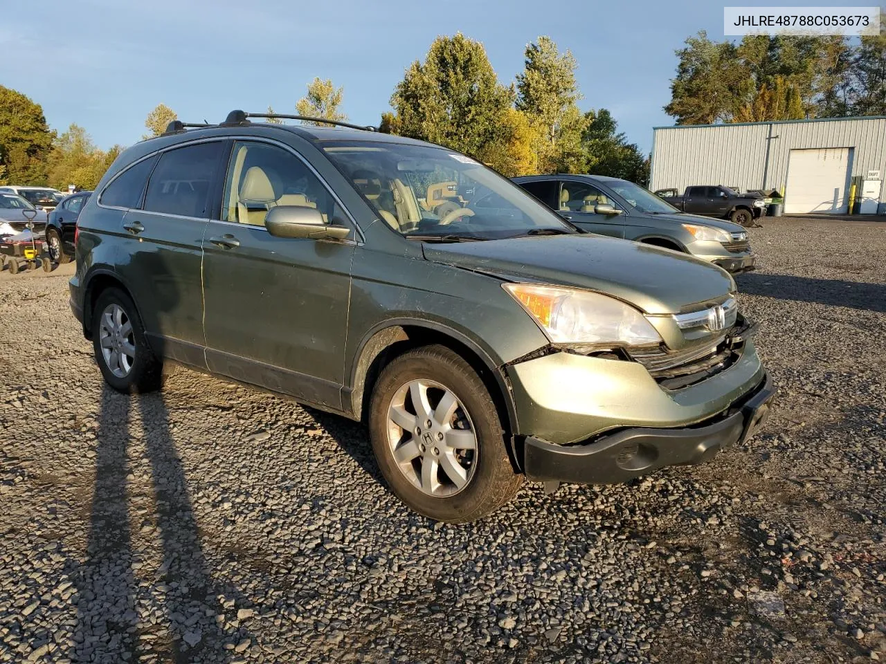 2008 Honda Cr-V Exl VIN: JHLRE48788C053673 Lot: 78064584