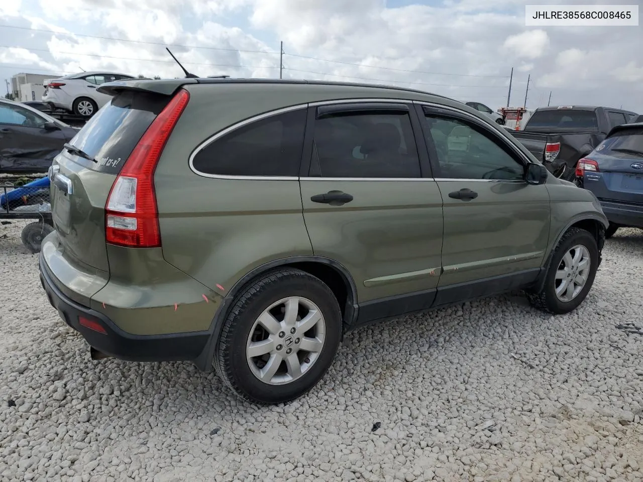 2008 Honda Cr-V Ex VIN: JHLRE38568C008465 Lot: 78089434