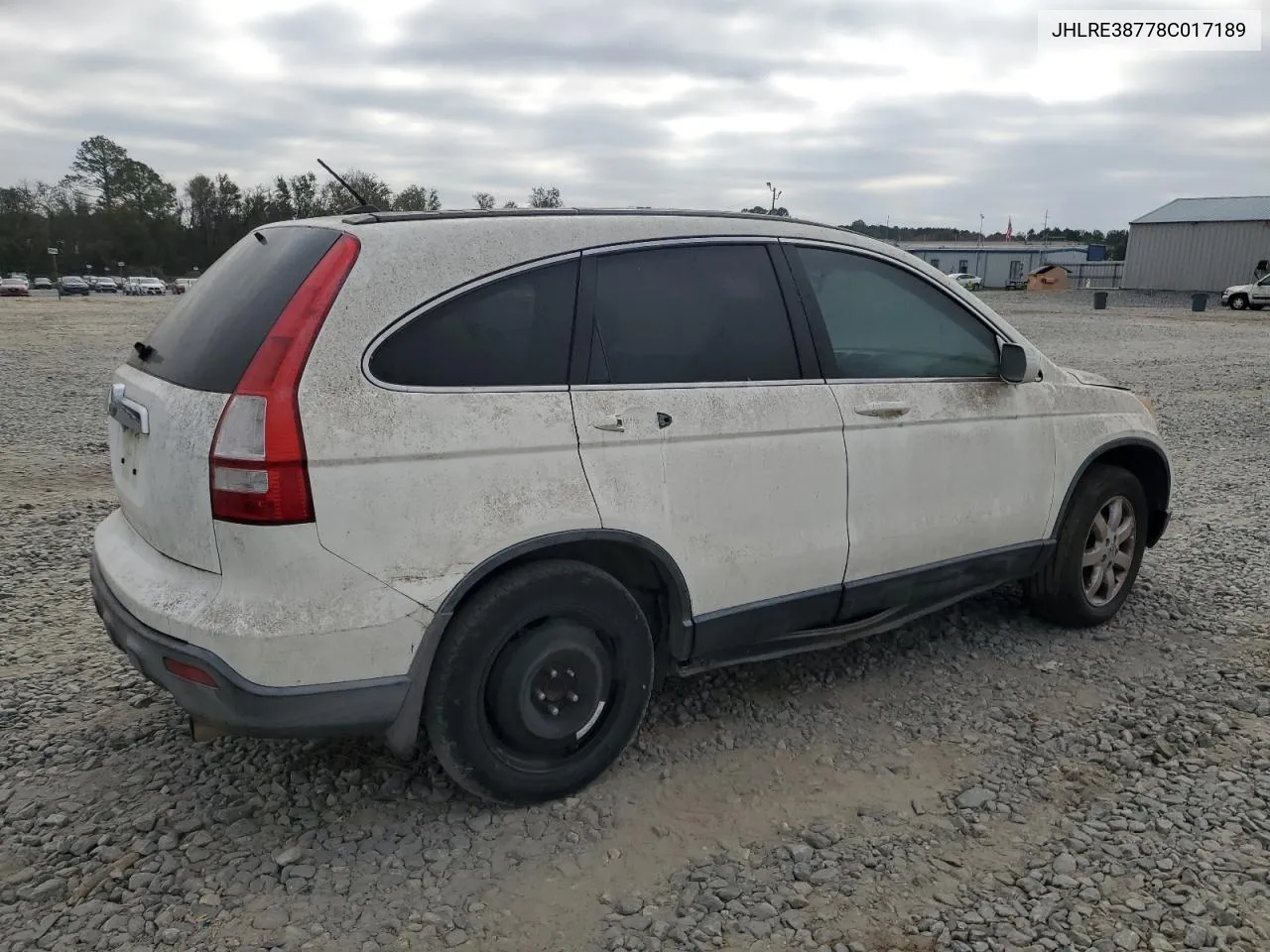 2008 Honda Cr-V Exl VIN: JHLRE38778C017189 Lot: 78131794