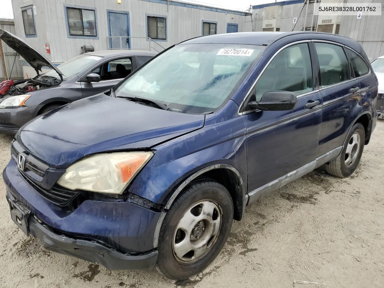 2008 Honda Cr-V Lx VIN: 5J6RE38328L001762 Lot: 78270014