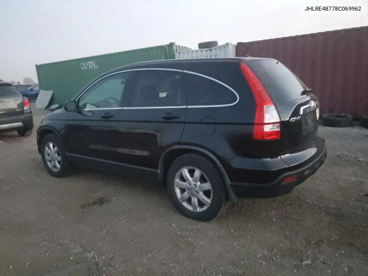 2008 Honda Cr-V Exl VIN: JHLRE48778C069962 Lot: 78473194