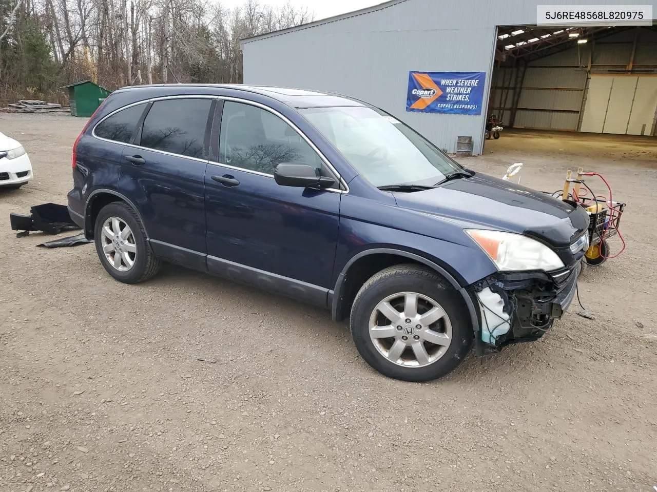 2008 Honda Cr-V Ex VIN: 5J6RE48568L820975 Lot: 78676814