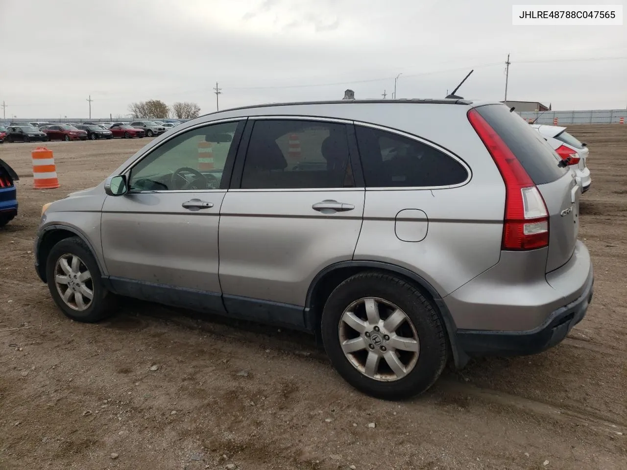 2008 Honda Cr-V Exl VIN: JHLRE48788C047565 Lot: 78692504