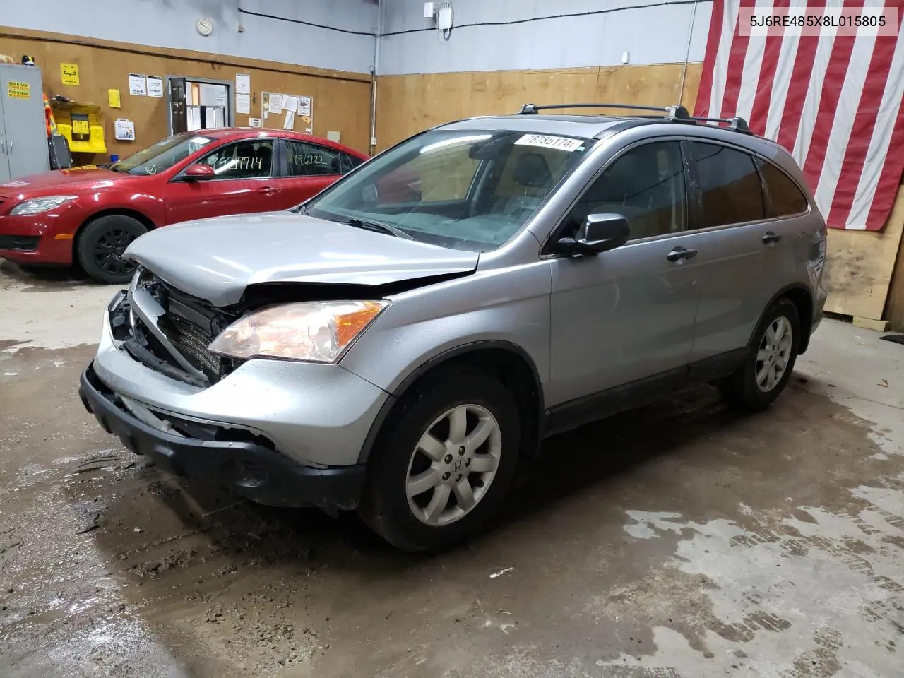 2008 Honda Cr-V Ex VIN: 5J6RE485X8L015805 Lot: 78785174