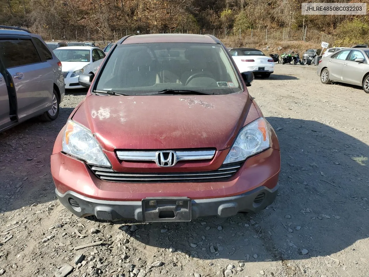 2008 Honda Cr-V Ex VIN: JHLRE48508C032203 Lot: 78904824