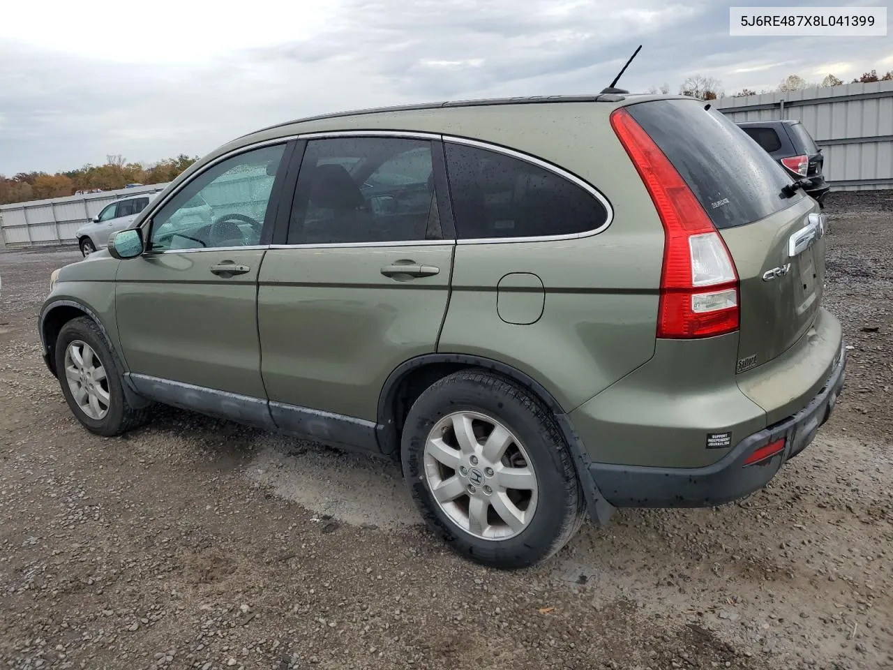 2008 Honda Cr-V Exl VIN: 5J6RE487X8L041399 Lot: 78971734