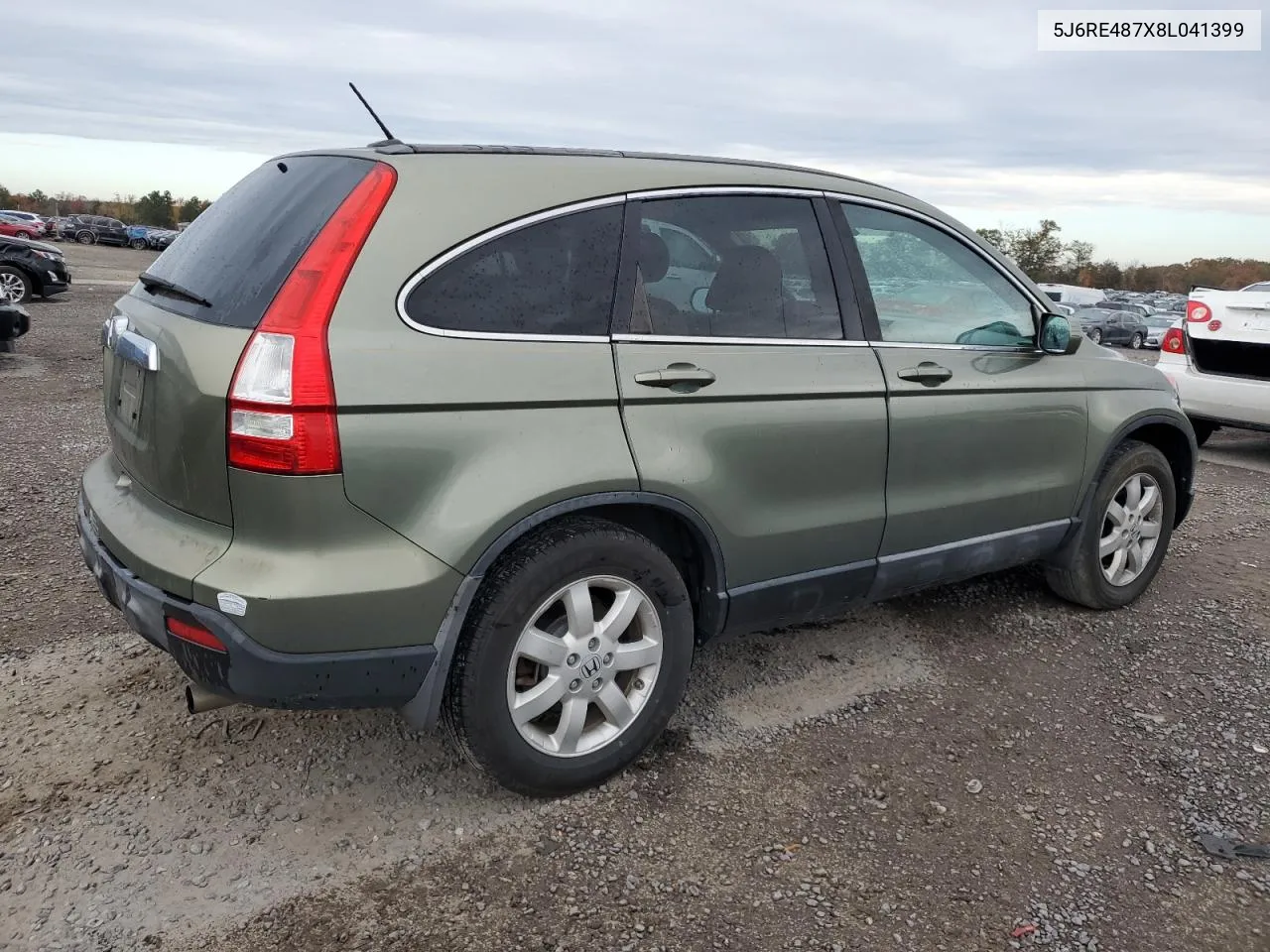 2008 Honda Cr-V Exl VIN: 5J6RE487X8L041399 Lot: 78971734