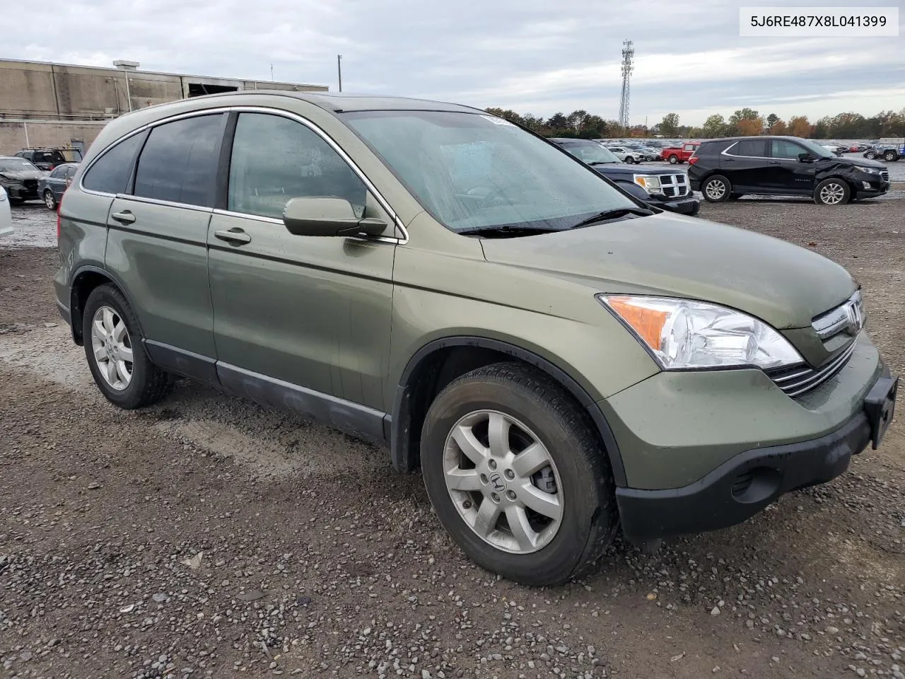 2008 Honda Cr-V Exl VIN: 5J6RE487X8L041399 Lot: 78971734