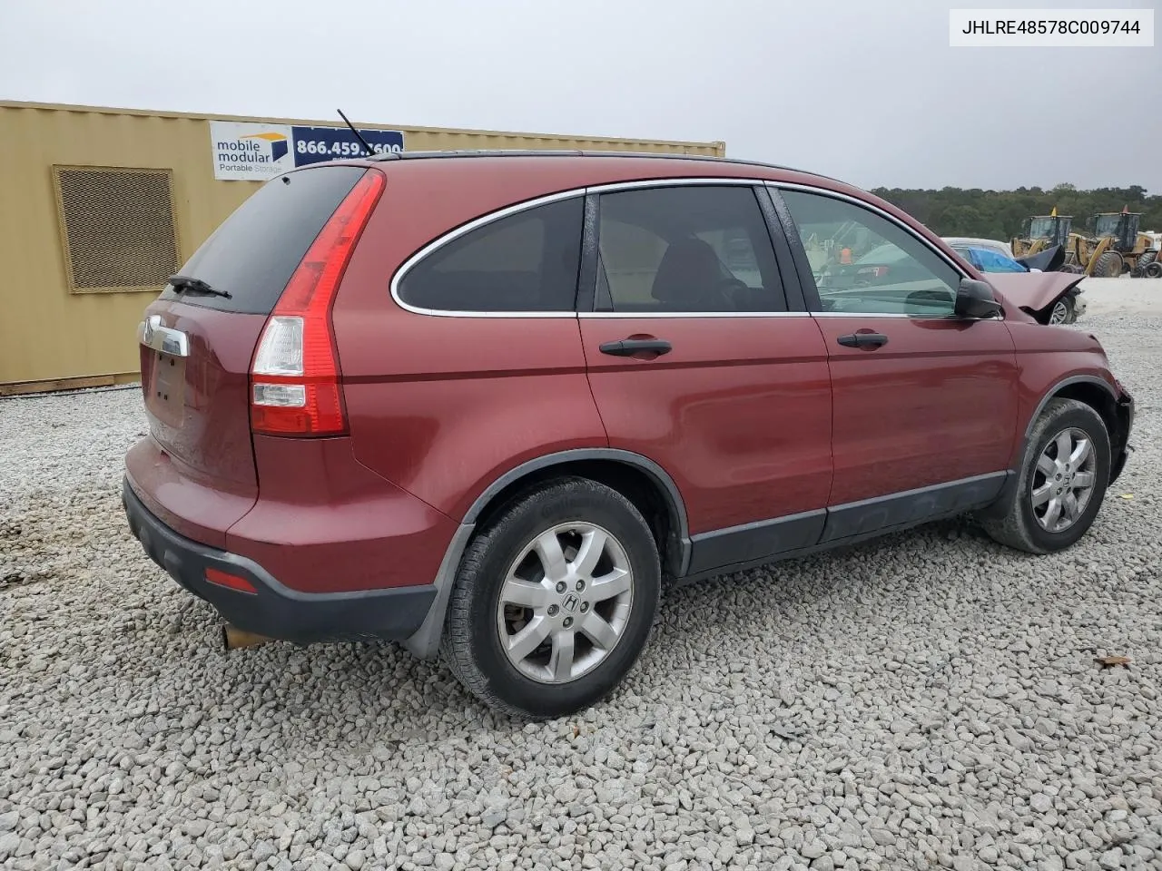 2008 Honda Cr-V Ex VIN: JHLRE48578C009744 Lot: 79305574