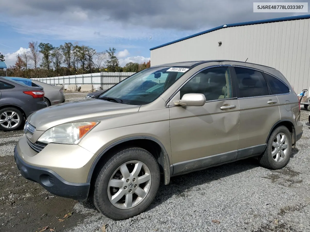 2008 Honda Cr-V Exl VIN: 5J6RE48778L033387 Lot: 79557824