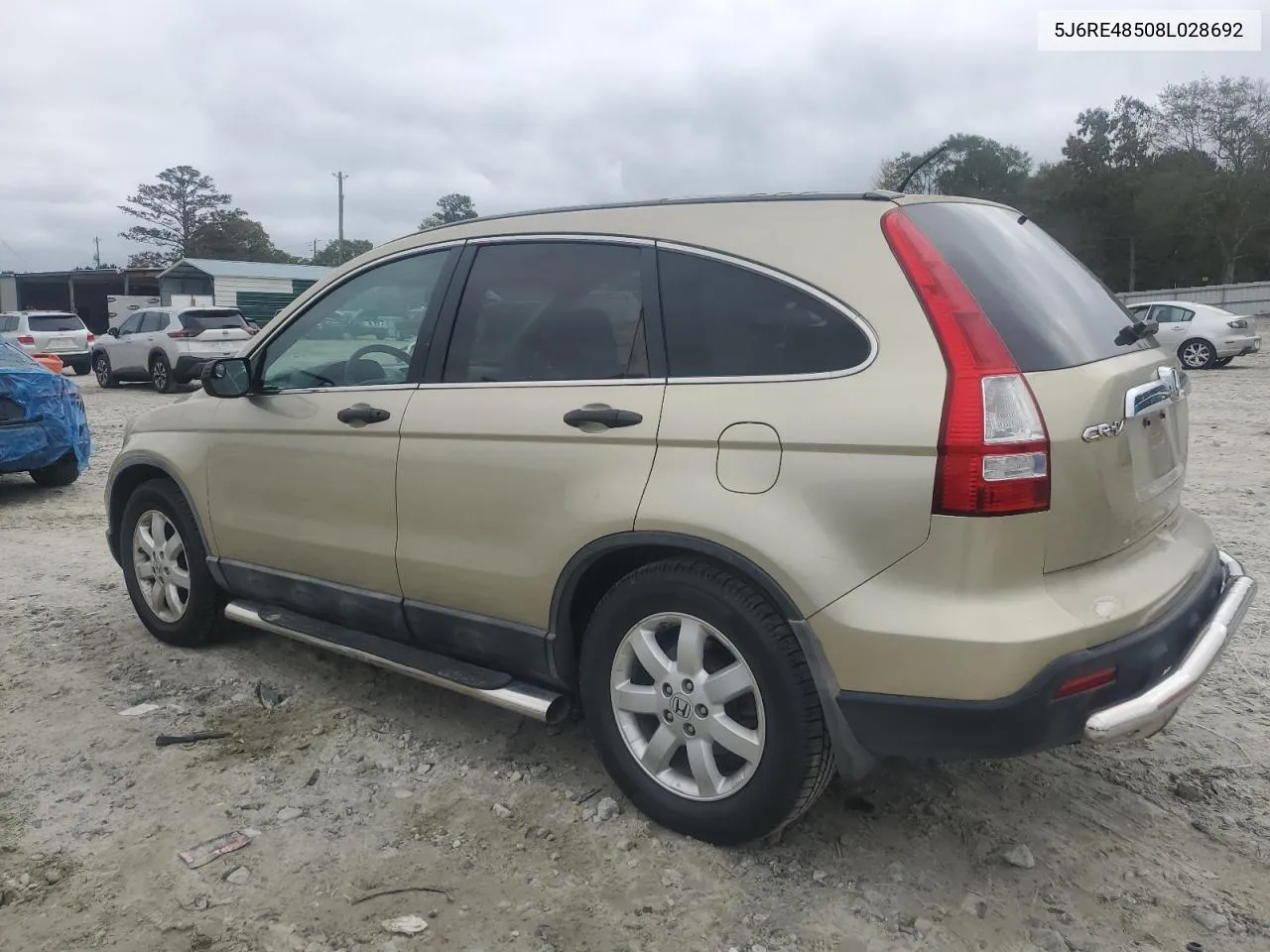 2008 Honda Cr-V Ex VIN: 5J6RE48508L028692 Lot: 79753264