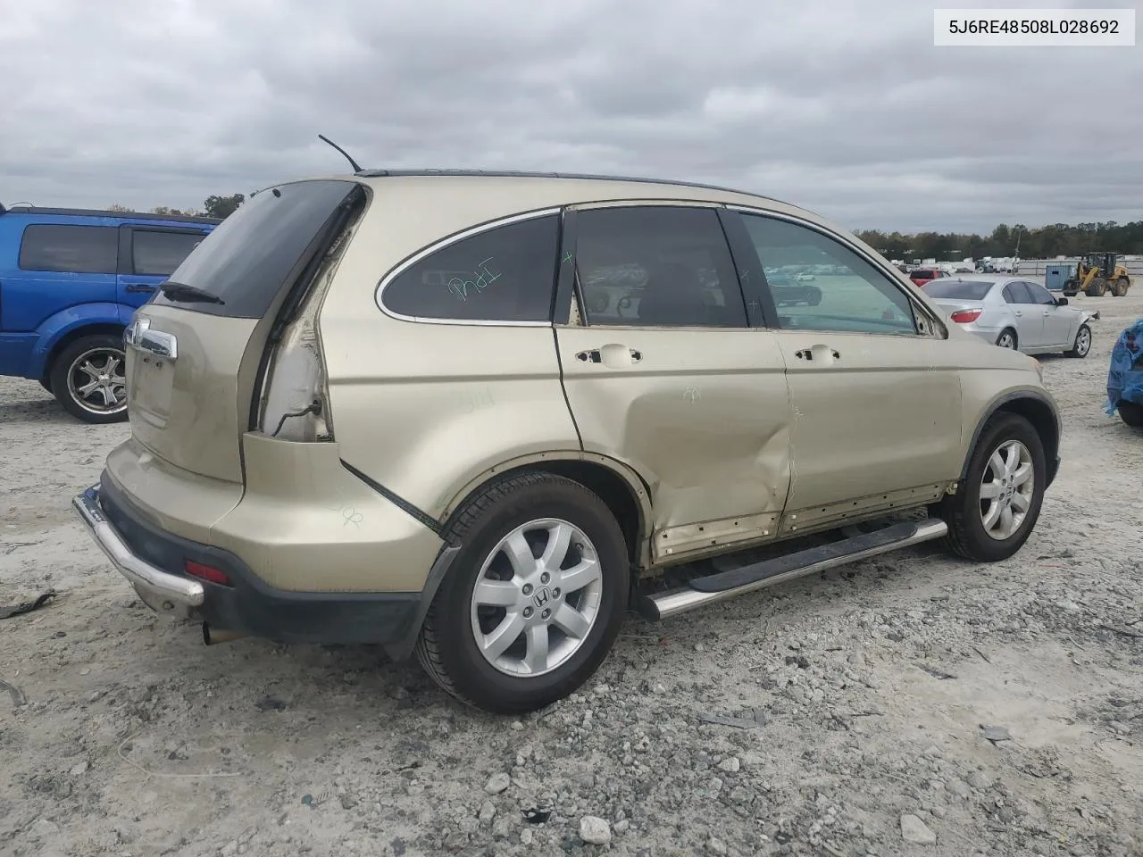 2008 Honda Cr-V Ex VIN: 5J6RE48508L028692 Lot: 79753264