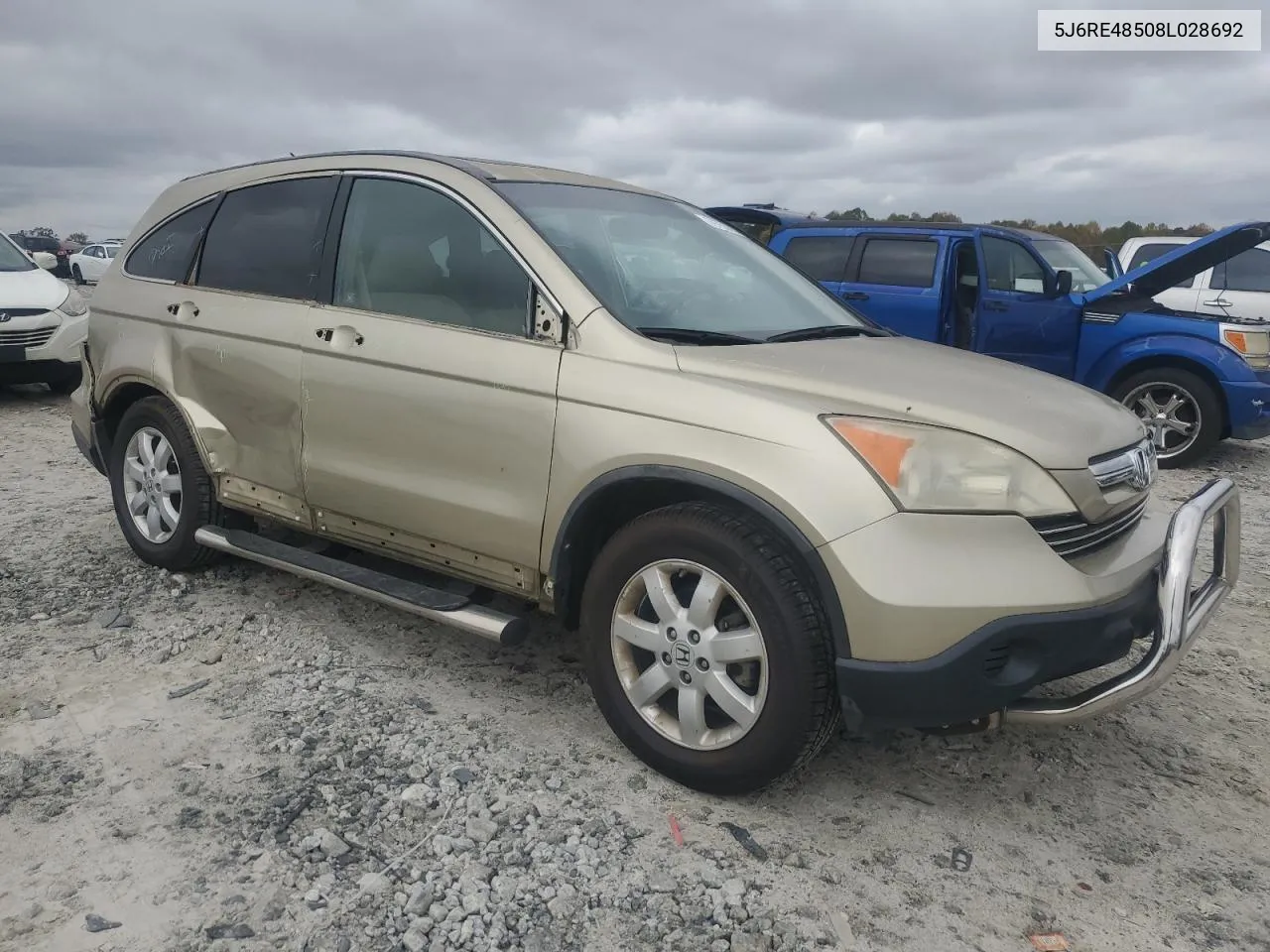 2008 Honda Cr-V Ex VIN: 5J6RE48508L028692 Lot: 79753264