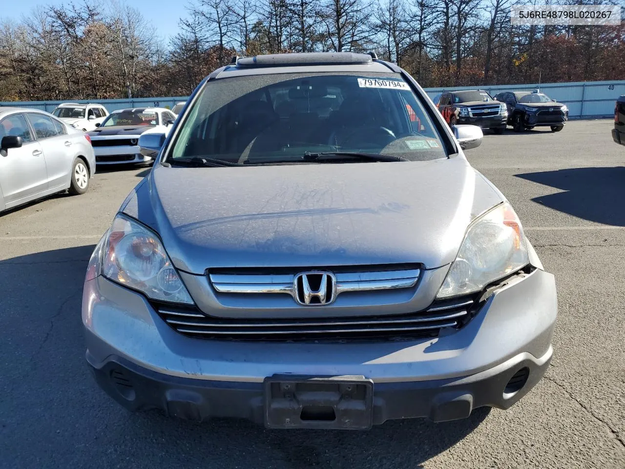 2008 Honda Cr-V Exl VIN: 5J6RE48798L020267 Lot: 79760794